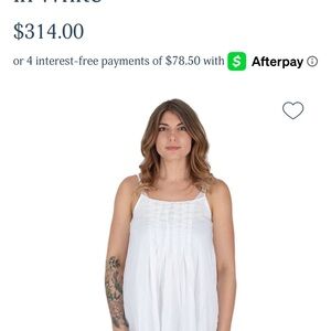 CP Shades White Ruched Spaghetti Strap Midi Dress